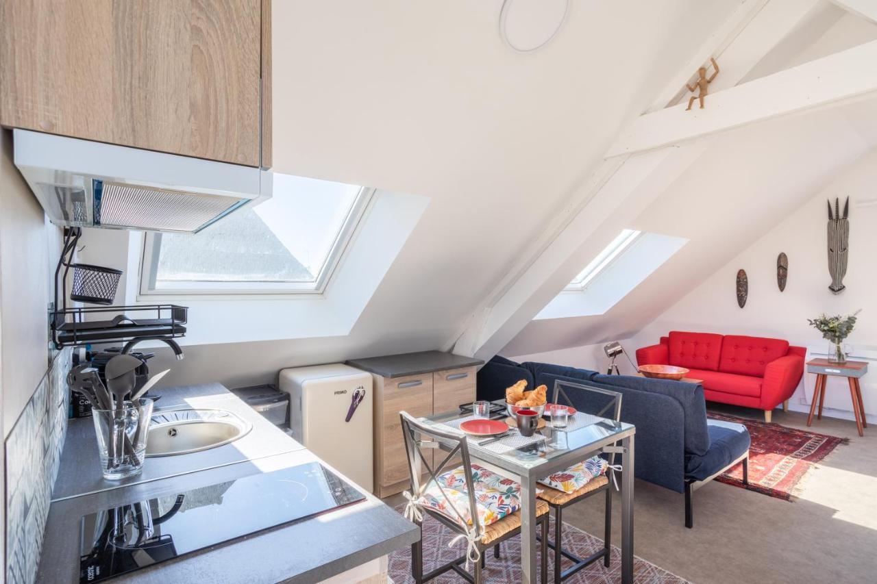 TERANGA - Studio proche CHU avec grande terrasse Rennes Esterno foto