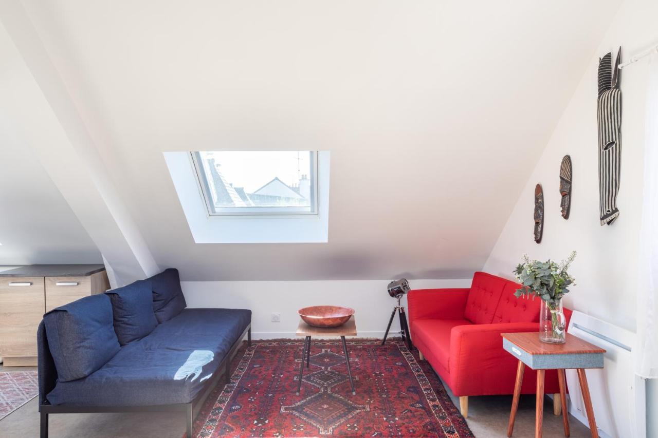 TERANGA - Studio proche CHU avec grande terrasse Rennes Esterno foto