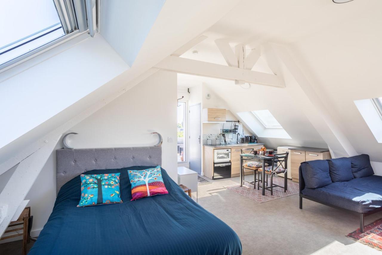 TERANGA - Studio proche CHU avec grande terrasse Rennes Esterno foto